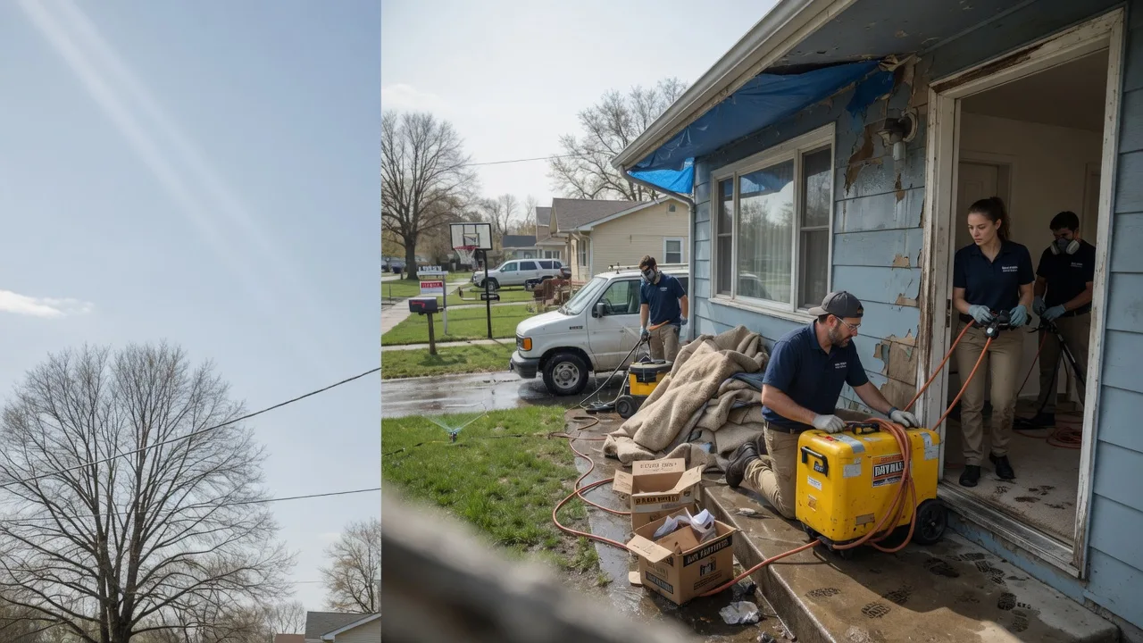 Basement Flood Cleanup in Reydell, AR near me